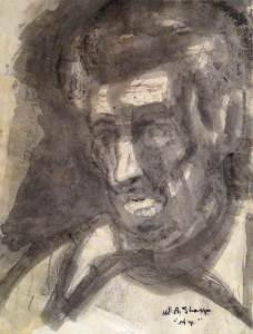 William Bertrum Sharp - portrait of a man
