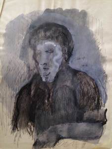 William Bertrum Sharp - gray portrait